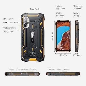 スマートフォン本体 KingKong 5 Pro 4GB/64GB Android11 Amazon.com: CUBOT Kingkong 5 Pro - Teléfono inteligente